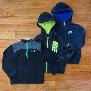 Boys 4/4T Under Armour and Nike Lot- 3 Pieces